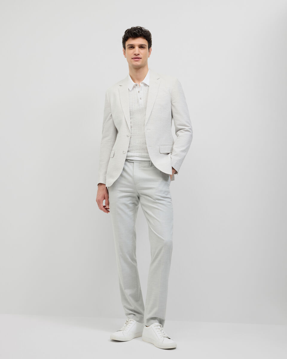 Striped Seersucker Blazer, Light Grey, hi-res